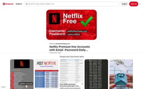 Netflix Premium free Accounts with Email -Password-Daily ...