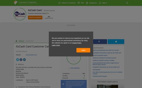 ItzCash Card Customer Care, Complaints and Reviews, Page 3