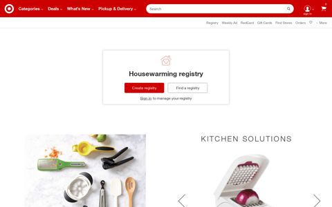 Housewarming Registry : Target