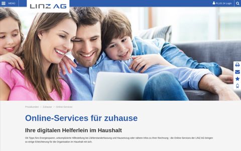 Online-Services Zuhause - Linz AG
