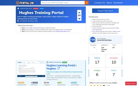 Hughes Training Portal