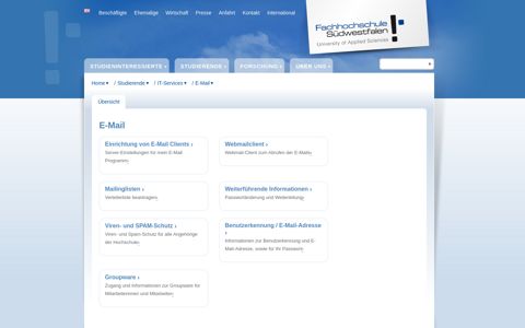 FH-SWF E-Mail - Fachhochschule Südwestfalen