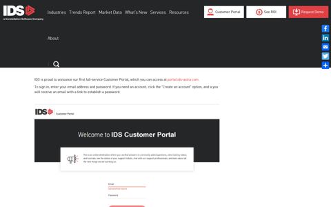 How to Make Full Use of the IDS Customer Portal - IDS