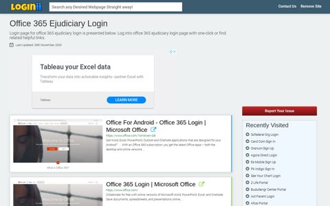 Office 365 Ejudiciary Login - Loginii.com