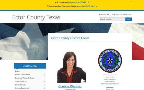 District Clerk - Ector County, Texas