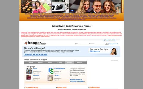 Dating Review: Social Networking: FROPPER (India)