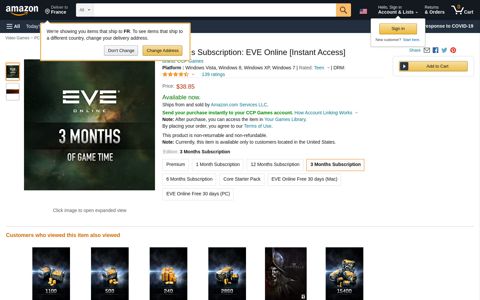 3 Months Subscription: EVE Online [Instant ... - Amazon.com