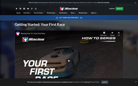 Getting Started: Your First Race - iRacing.com | iRacing.com ...