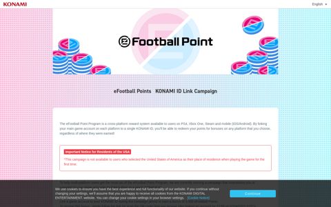 eFootball Point Official Site - Konami