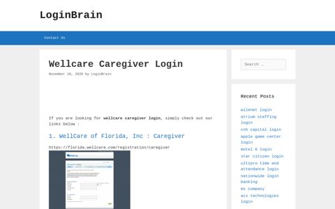 Wellcare Caregiver Wellcare Of Florida, Inc : Caregiver