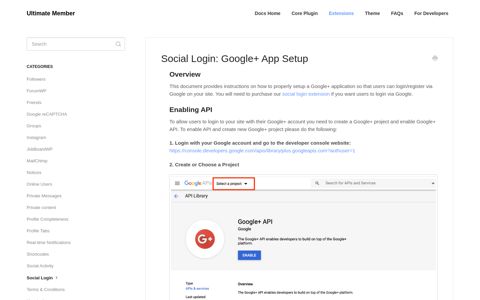 Social Login: Google+ App Setup - Ultimate Member