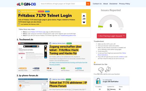 Fritzbox 7170 Telnet Login