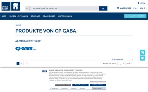 CP Gaba | dental bauer Online-Shop