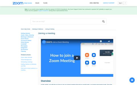 Joining a meeting – Zoom Help Center