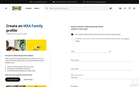 User account - IKEA - IKEA.com