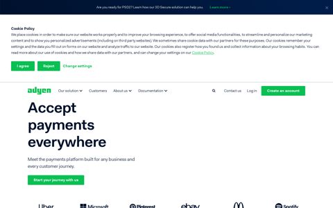 Adyen | The payments platform built for growth