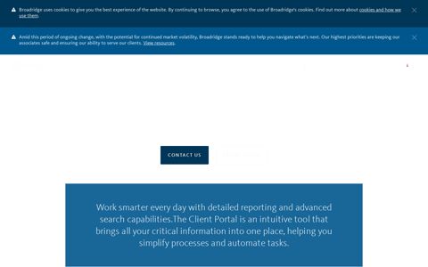 Client Portal for Corporate Issuer | Broadridge