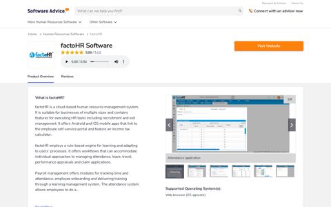 factoHR Software - 2020 Reviews, Pricing & Demo