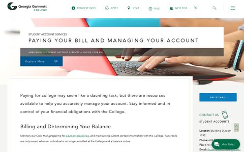 Paying Your Bill and Managing Your Account | Georgia ...