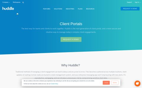 Client Portals | Huddle