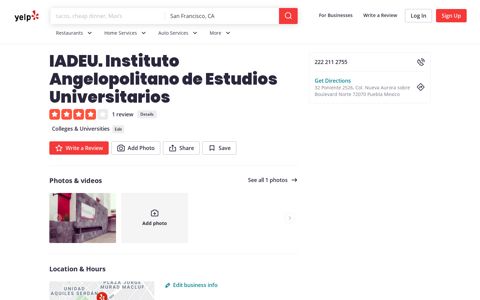 IADEU. Instituto Angelopolitano de Estudios Universitarios ...