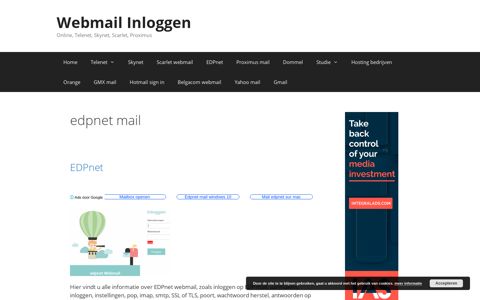 edpnet mail | Webmail Inloggen