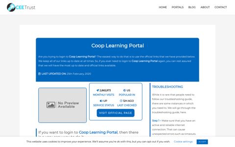Coop Learning Portal - Find Official Portal - CEE Trust