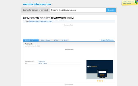 fiveguys-fgo.ct-teamworx.com at Website Informer. TeamworX ...