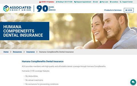 Humana CompBenefits Dental Insurance - Associated Credit ...