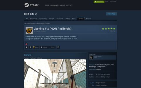 Guide :: Lighting Fix (HDR / fullbright) - Steam Community