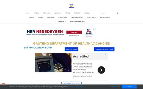 Gauteng Department of Health Vacancies - www.govpage.co.za