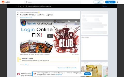 Games for Windows Live Online Login Fix! : windows - Reddit