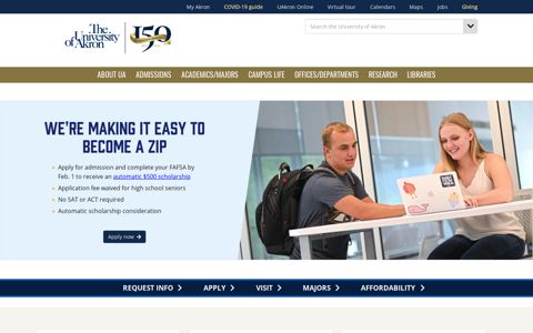The University of Akron : Home Page : The University of Akron