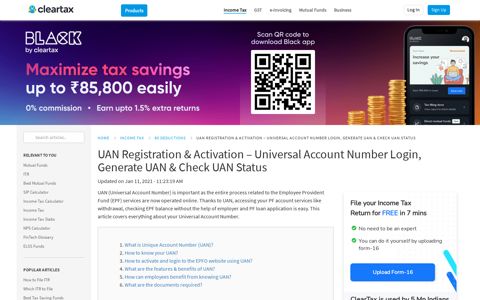 UAN Registration & Activation - Universal Account Number ...