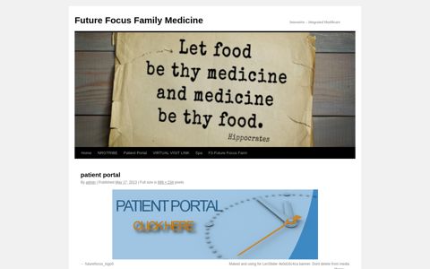 patient portal | Future Focus Family Medicine