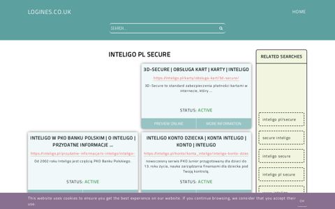 inteligo pl secure - General Information about Login - Logines.co.uk