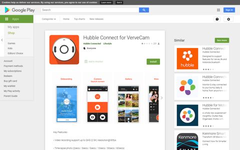 Hubble Connect for VerveCam - Apps on Google Play