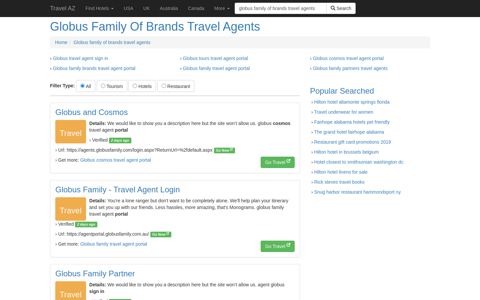 Globus Family Of Brands Travel Agents - Travel AZ