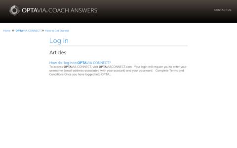 Log in | OPTAVIA COACH ANSWERS