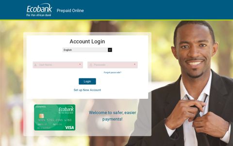 The Pan African Bank | Prepaid Online
