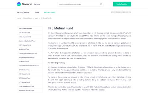 IIFL Mutual Fund - Latest MF Schemes, NAV, Performance ...