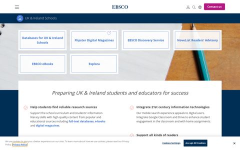 EBSCO for UK and Ireland Schools | Research Databases ...