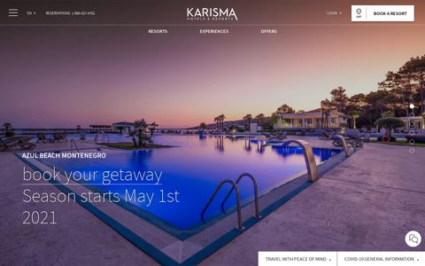 Vacation Like You Dream It, Karisma Hotels & Resorts®