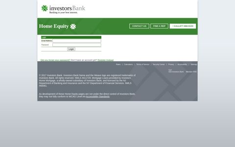 Login - Investors Bank