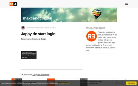 Jappy de start login - maxcandcondui