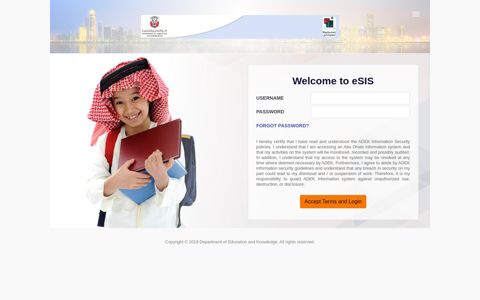 Welcome to eSIS - Enterprise Student Information System...