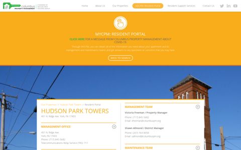 Hudson Park Towers - Columbus Property Management
