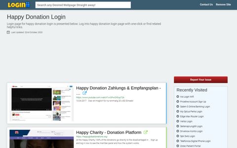 Happy Donation Login | Accedi Happy Donation - Loginii.com