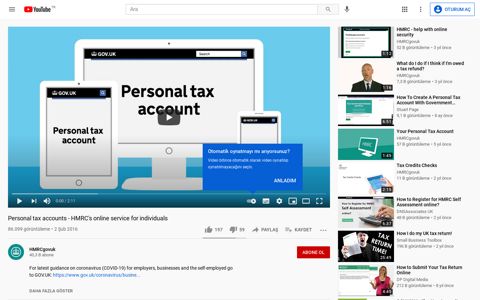 Personal tax accounts - HMRC's online service for individuals ...