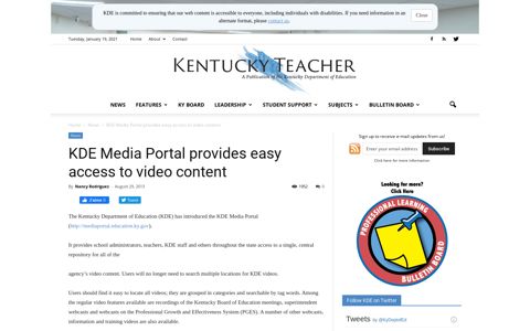 KDE Media Portal provides easy access to video content ...